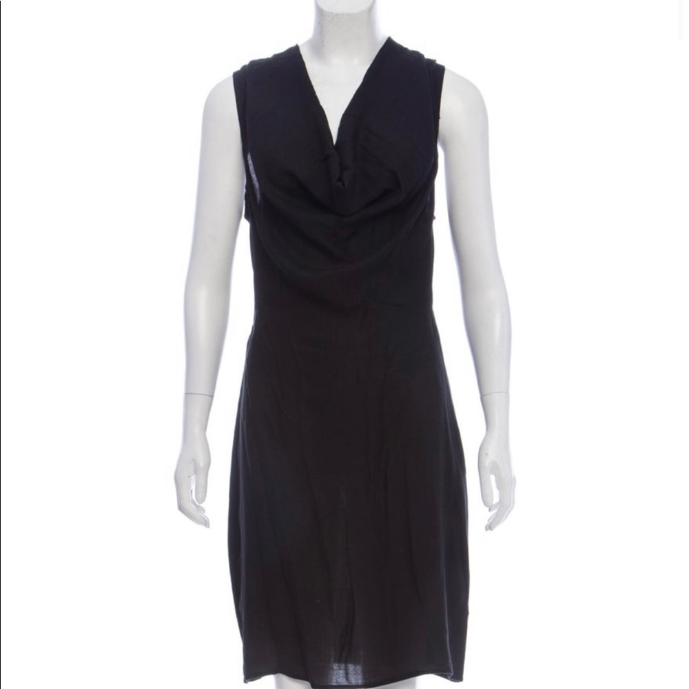 Helmut Lang sleeveless black dress